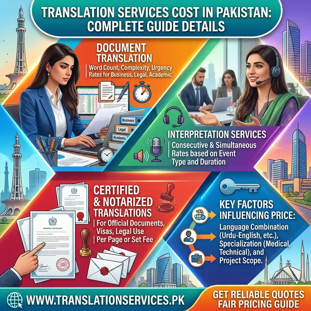 Translation services cost in Pakistan guide details