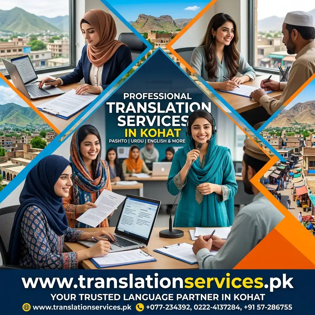 کوہاٹ میں ترجمہ خدمات