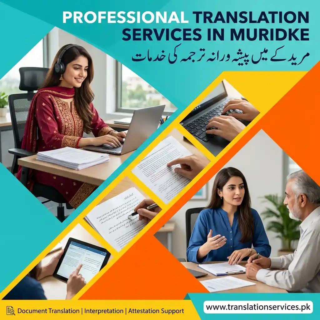 مریدکے میں ترجمہ خدمات