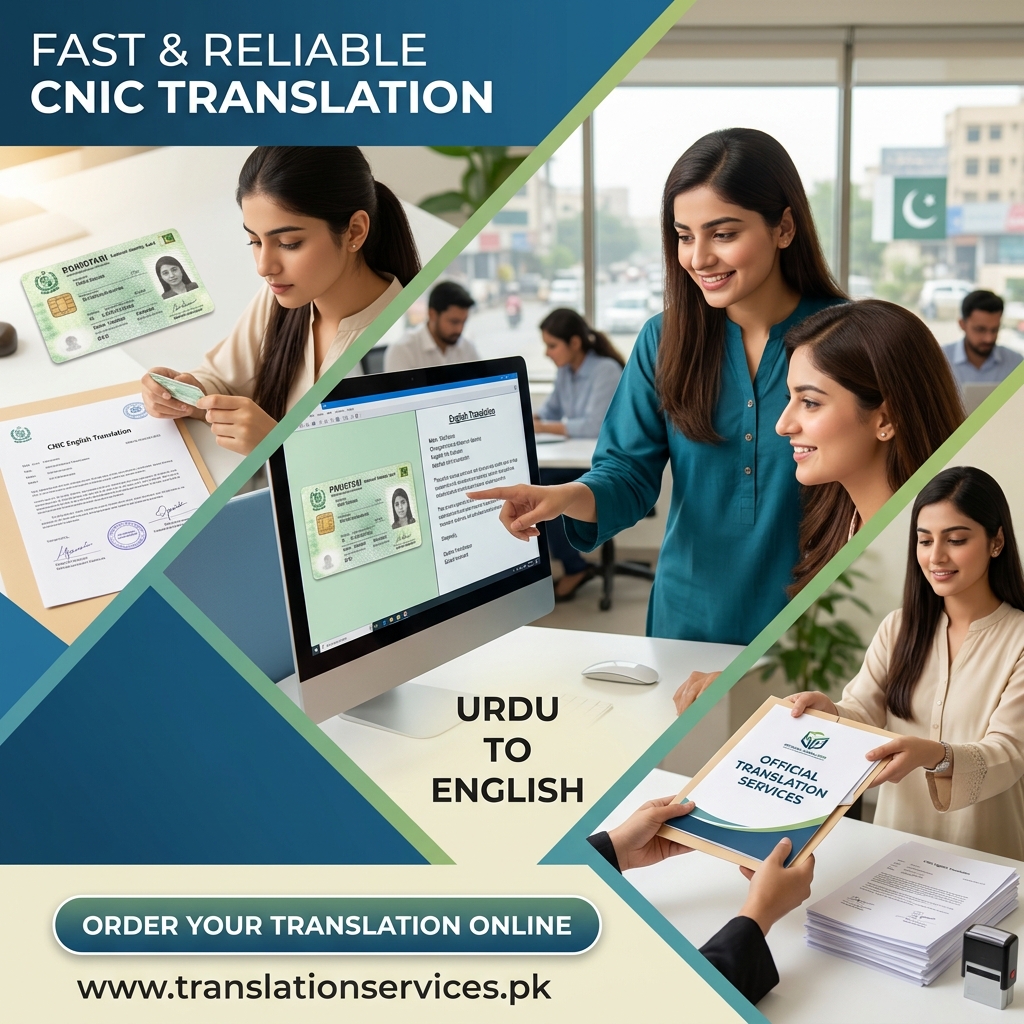 CNIC Translation Services in Pakistan