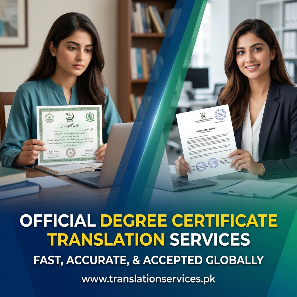Degree Certificate Translation Services in Pakistan
