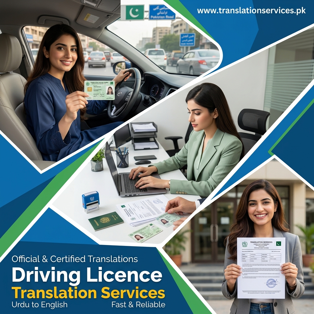 Driving Licence Translation Services in Pakistan