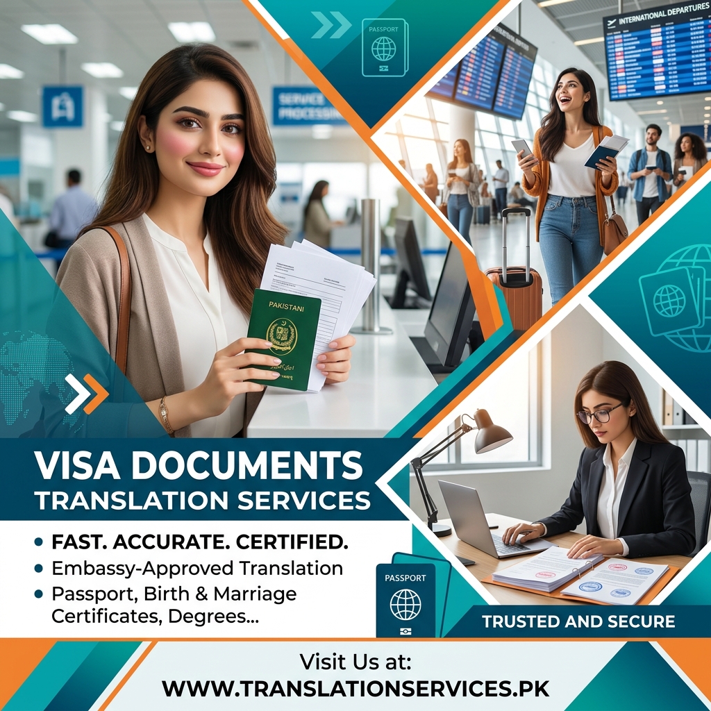 Visa Documents Translation Services in Pakistan
