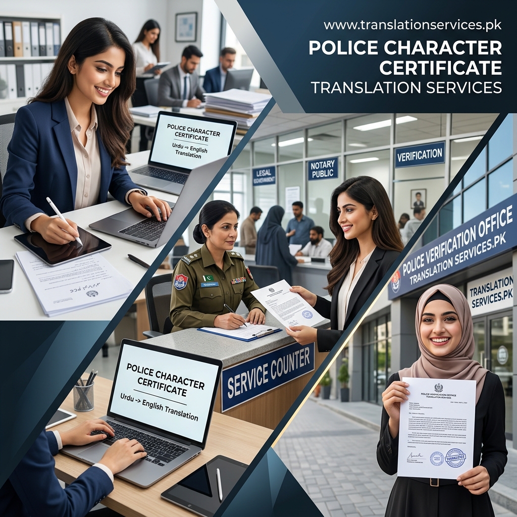 Police Character Certificate Translation Services in Pakistan