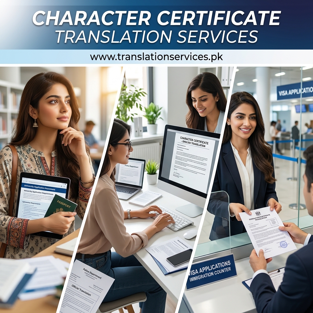 Character Certificate Translation Services in Pakistan