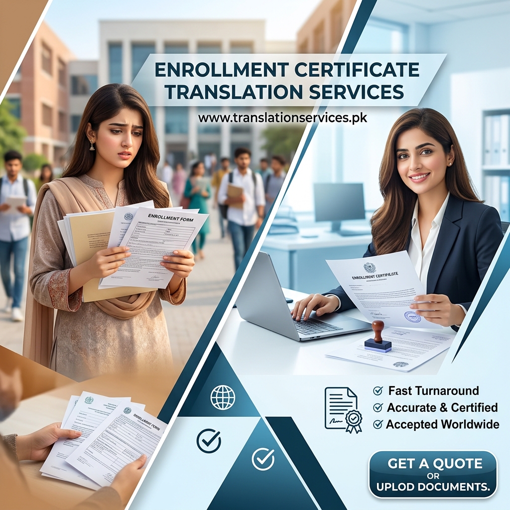 Enrollment Certificate Translation Services
