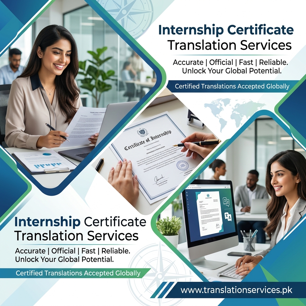 Internship Certificate Translation Services