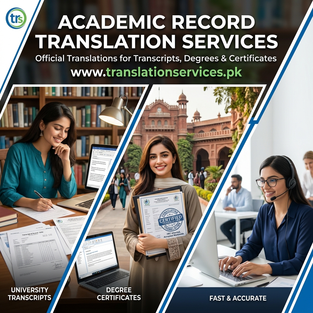 Academic Record Translation Services in Pakistan