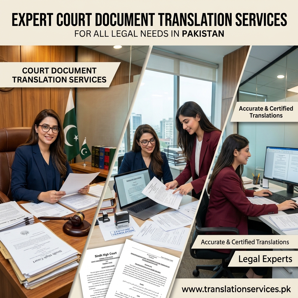 Court Document Translation Services in Pakistan