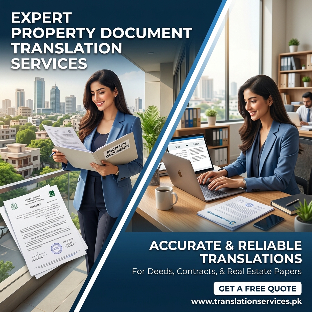 Property Document Translation Services in Pakistan