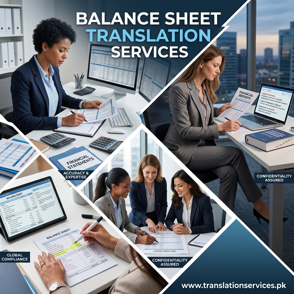 Balance Sheet Translation Services in Pakistan