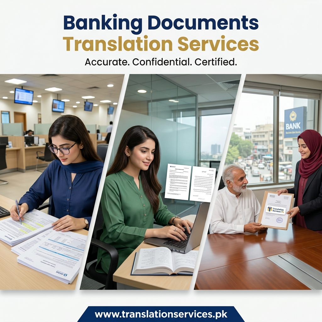 Banking Documents Translation Services in Pakistan