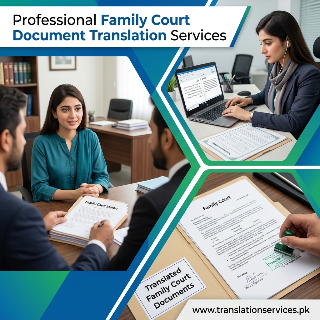 Family Court Document Translation Services in Pakistan