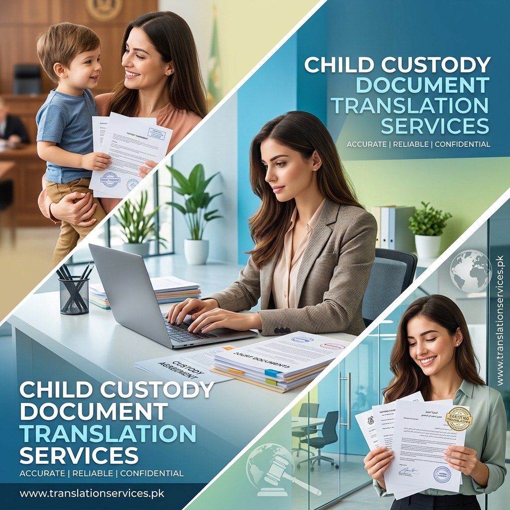 Child Custody Document Translation Services in Pakistan