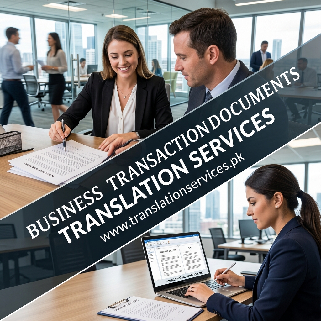 Business Transaction Documents Translation Services