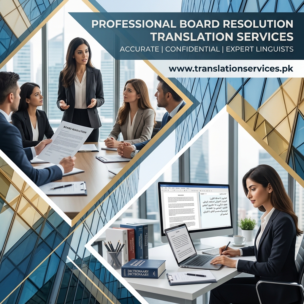 Board Resolution Translation Services