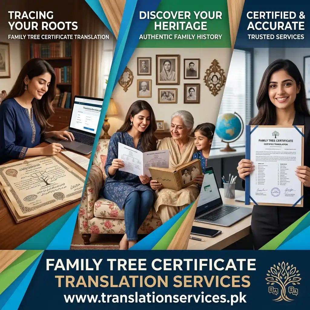 Family Tree Certificate Translation Services in Pakistan