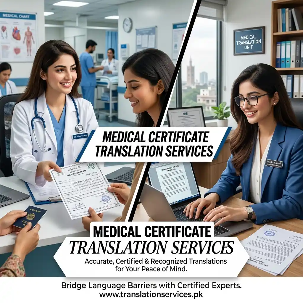Medical Certificate Translation Services in Pakistan