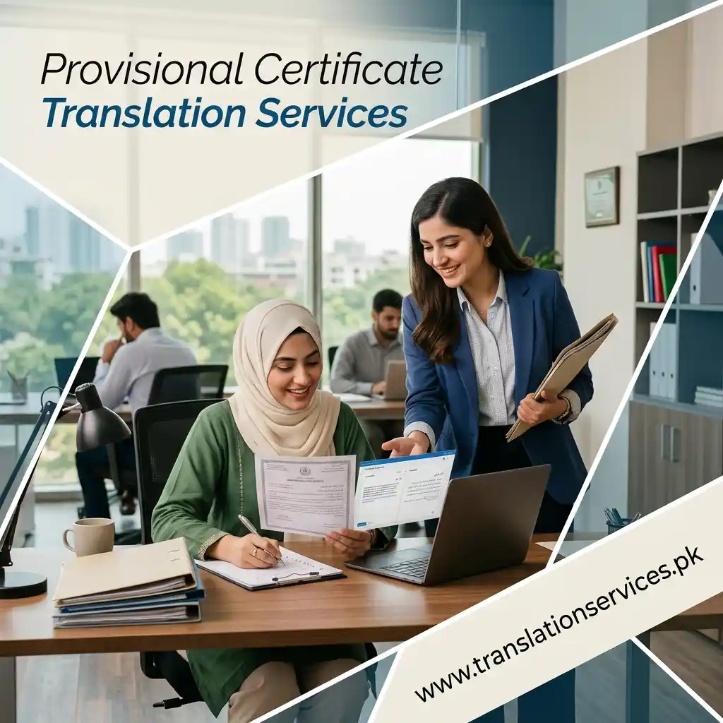 Provisional Certificate Translation Services in Pakistan