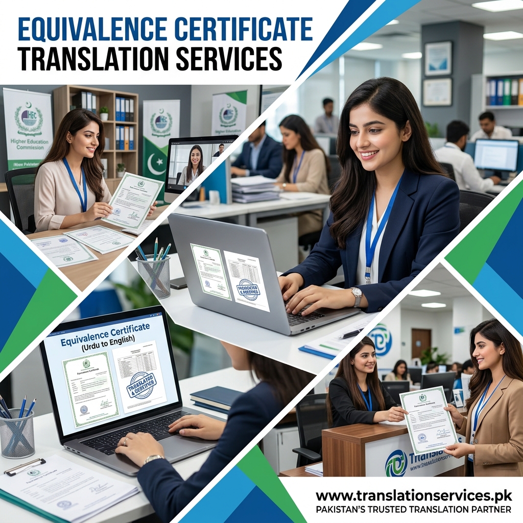 Equivalence Certificate Translation Services in Pakistan
