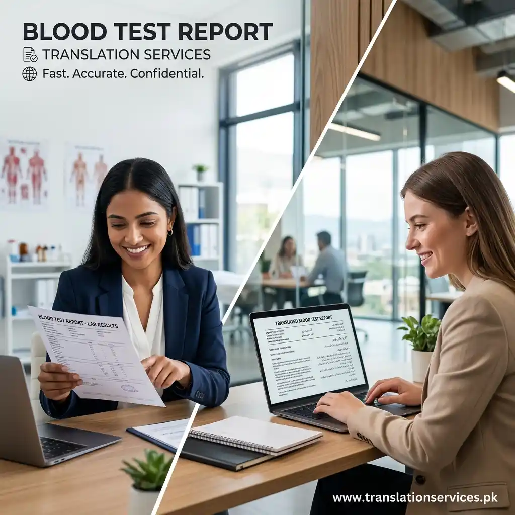 Blood Test Report Translation Services in Pakistan