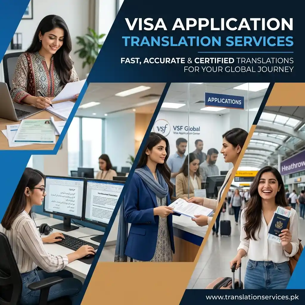 Visa Application Translation Services in Pakistan