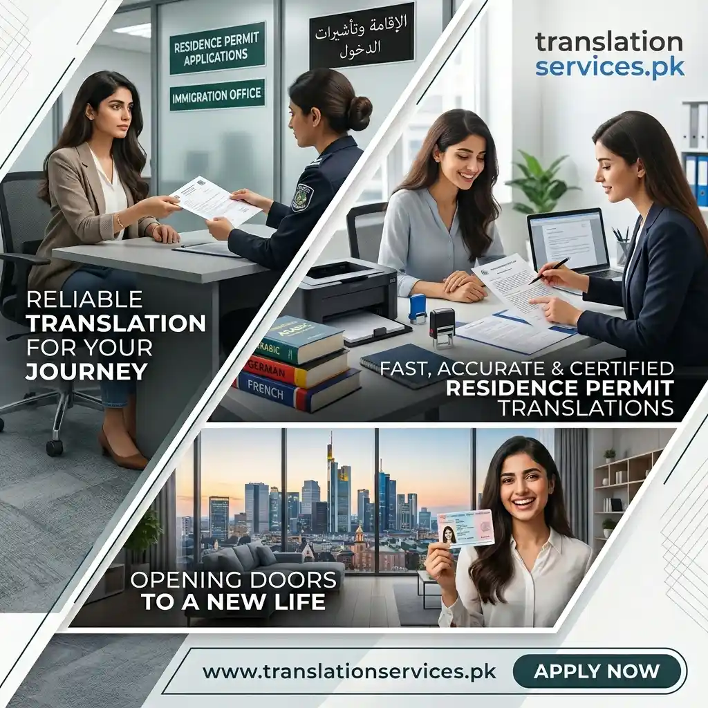 Residence Permit Translation Services in Pakistan