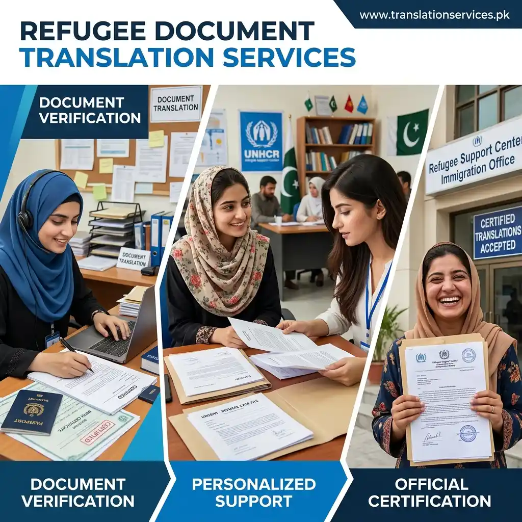 Refugee Document Translation Services in Pakistan