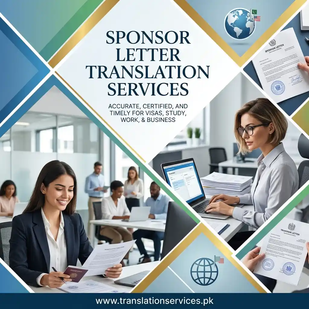 Sponsor Letter Translation Services in Pakistan
