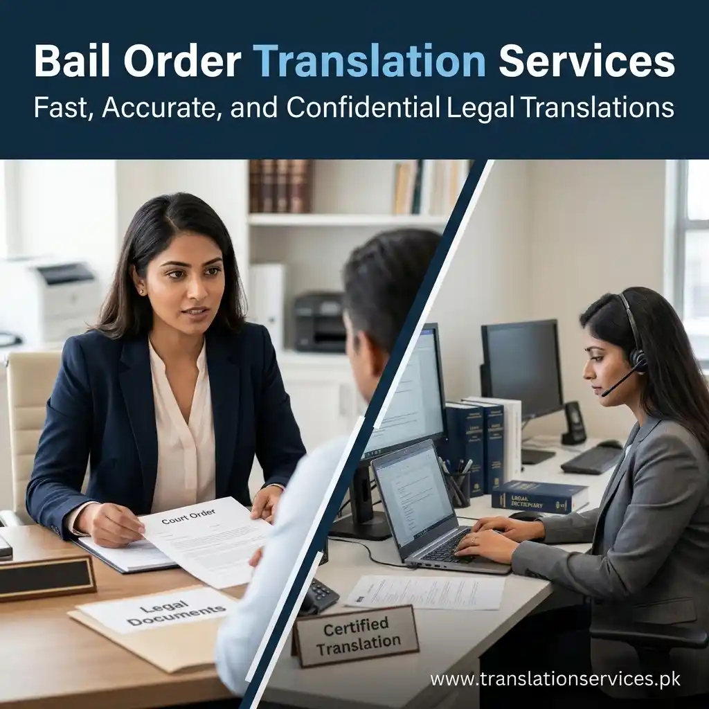 Bail Order Translation Services in Pakistan