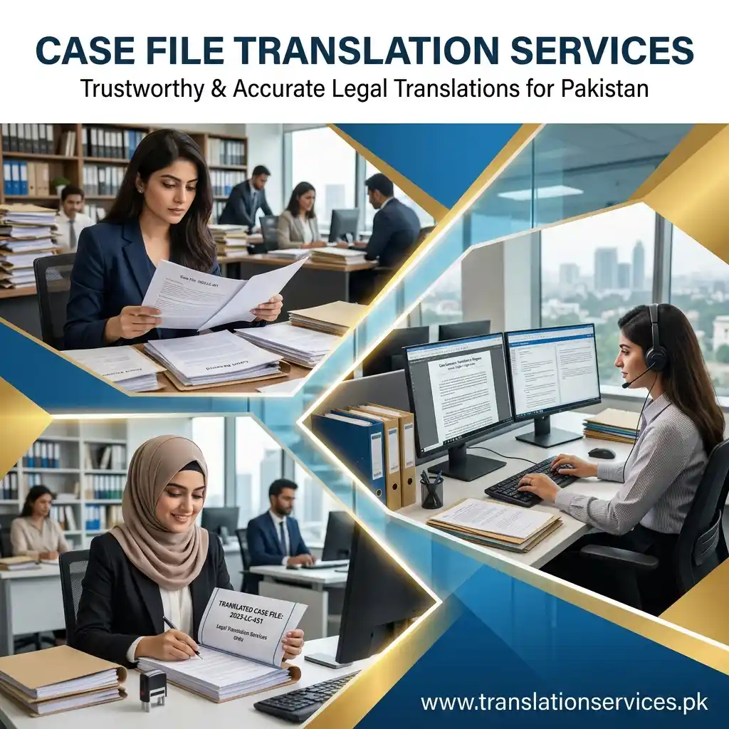 Case File Translation Services in Pakistan