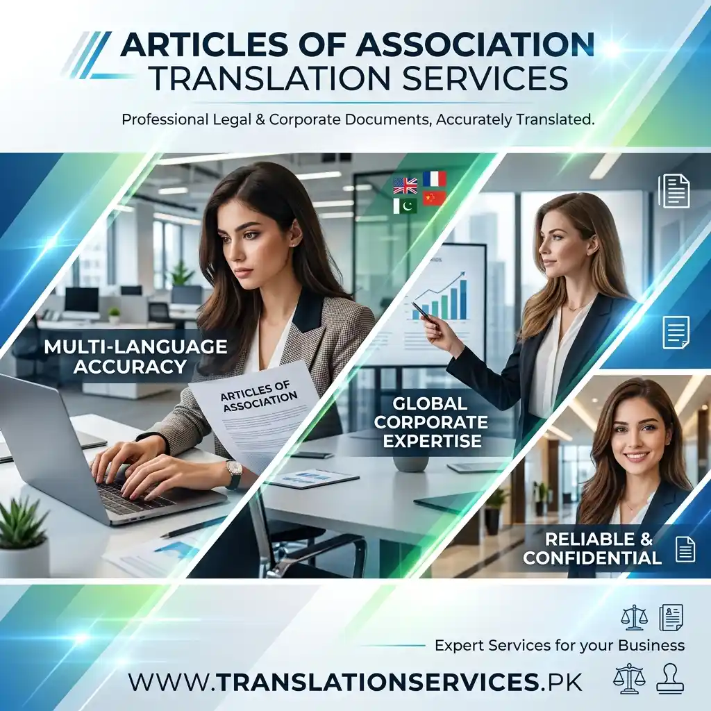 Articles of Association Translation Services in Pakistan