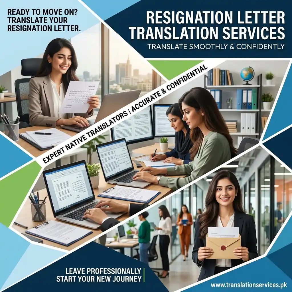 Resignation Letter Translation Services in Pakistan
