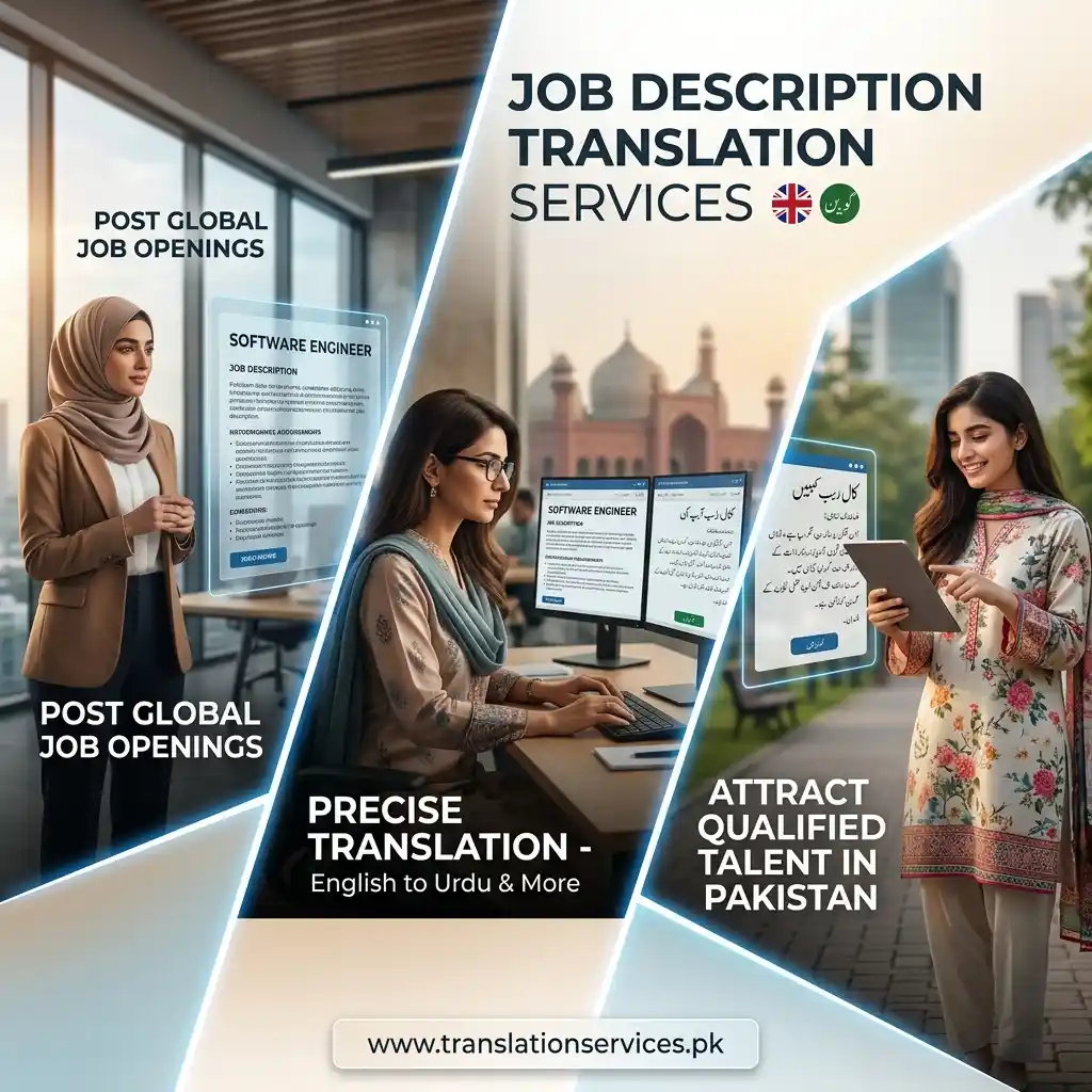 Job Description Translation Services in Pakistan
