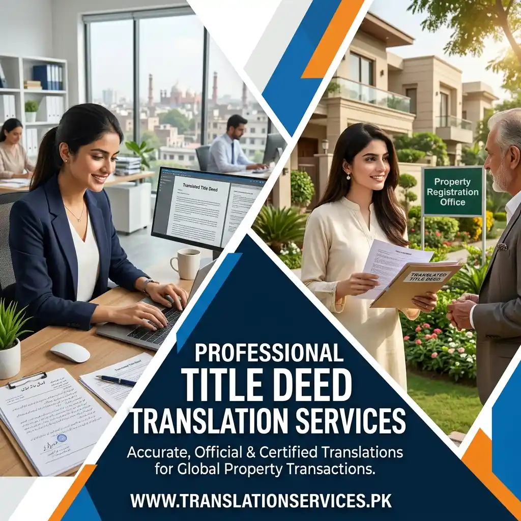 Title Deed Translation Services in Pakistan