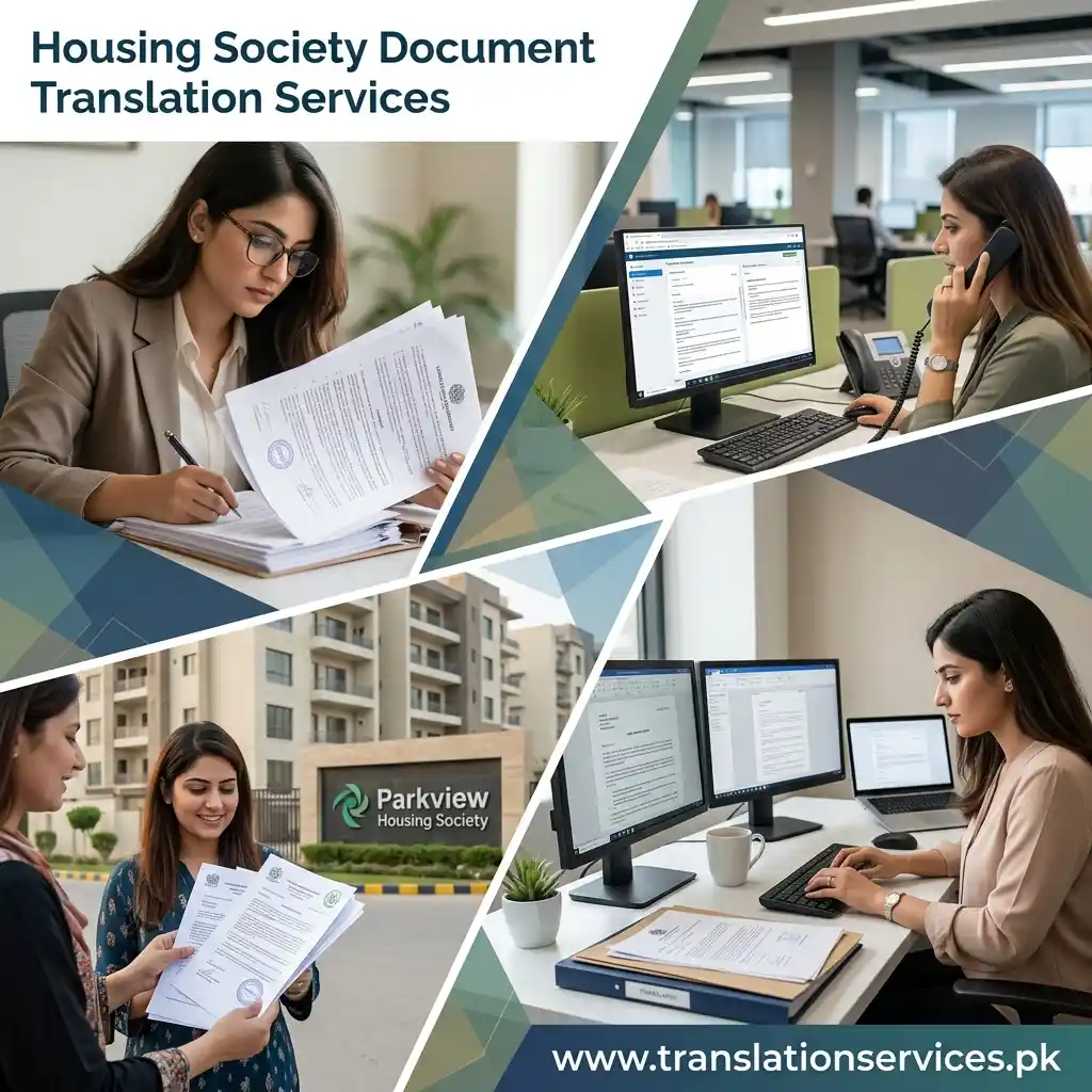 Housing Society Document Translation Services in Pakistan