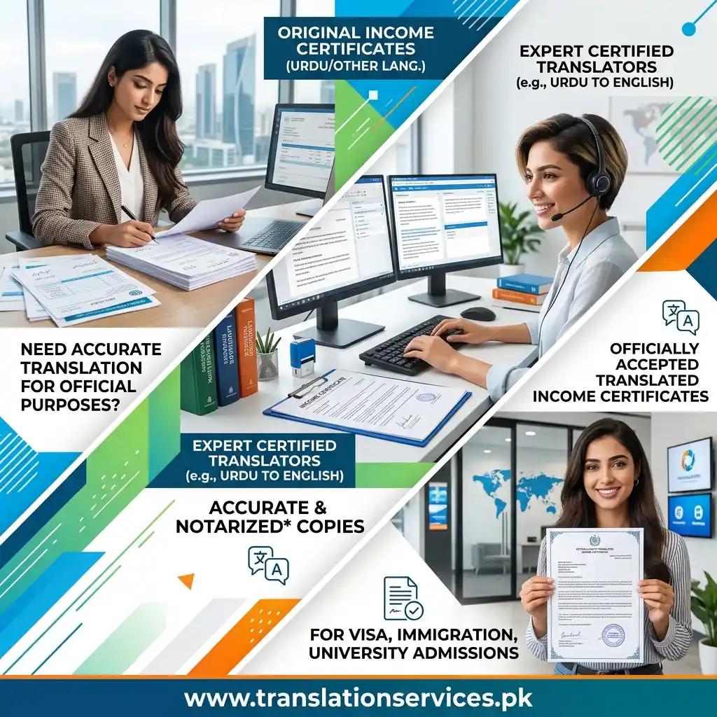 Income Certificate Translation Services in Pakistan