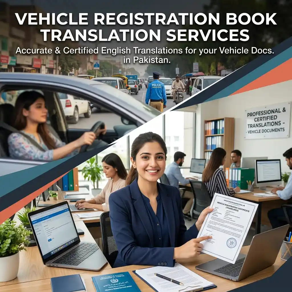 Vehicle Registration Book Translation Services in Pakistan