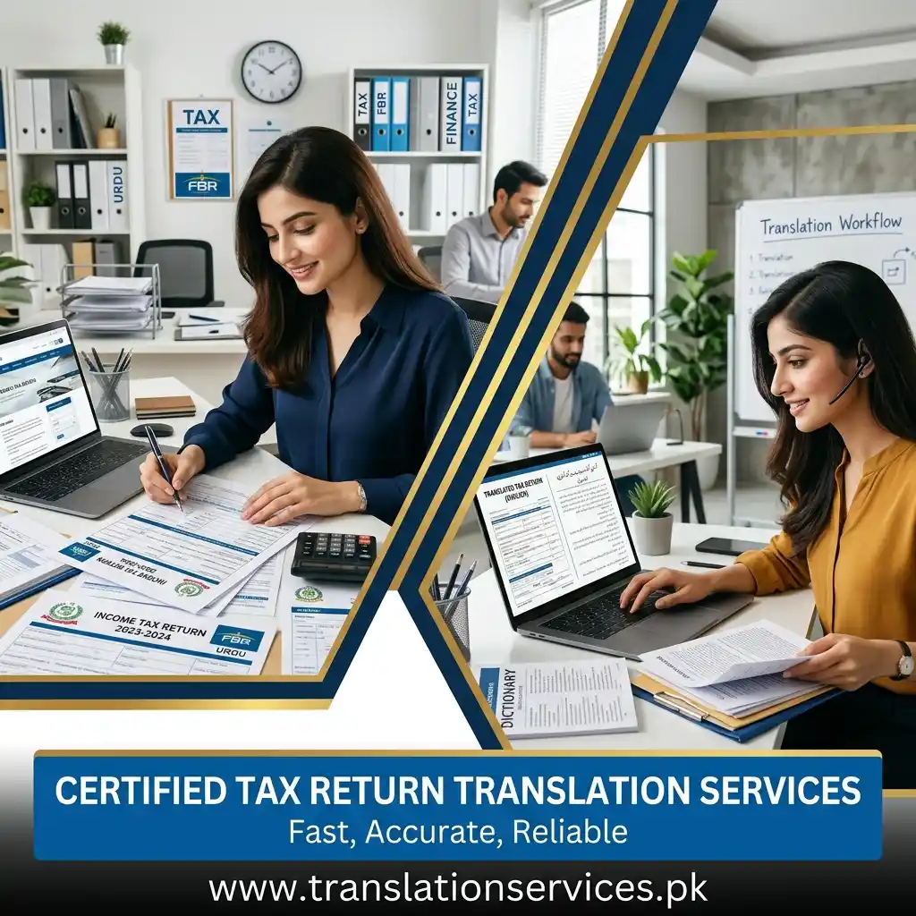 Tax Return Translation Services in Pakistan