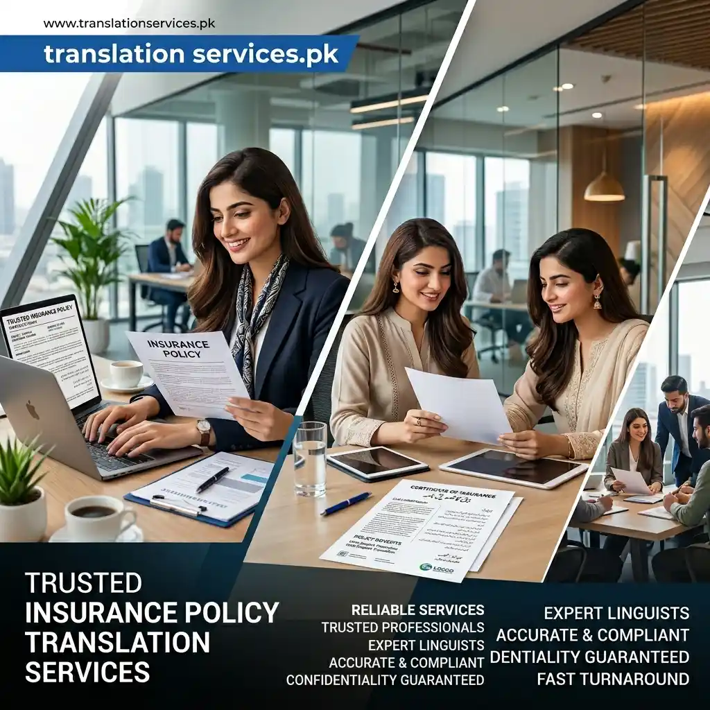 Insurance Policy Translation Services in Pakistan