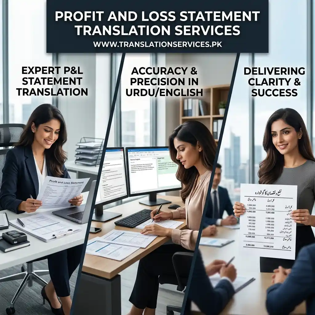 Profit and Loss Statement Translation Services in Pakistan