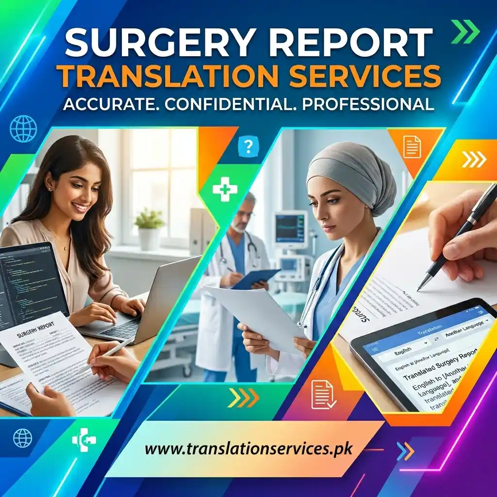 Surgery Report Translation Services in Pakistan