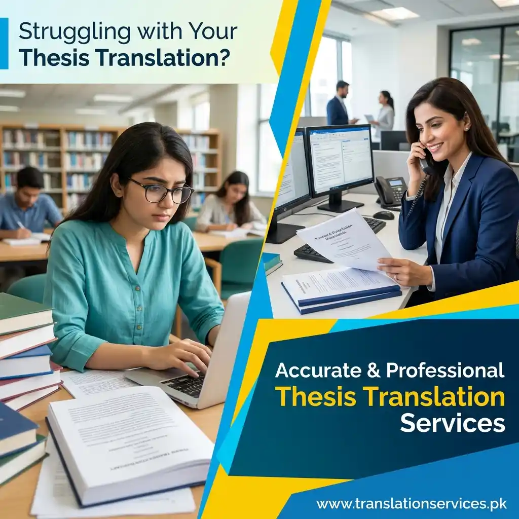 Thesis Translation Services in Pakistan
