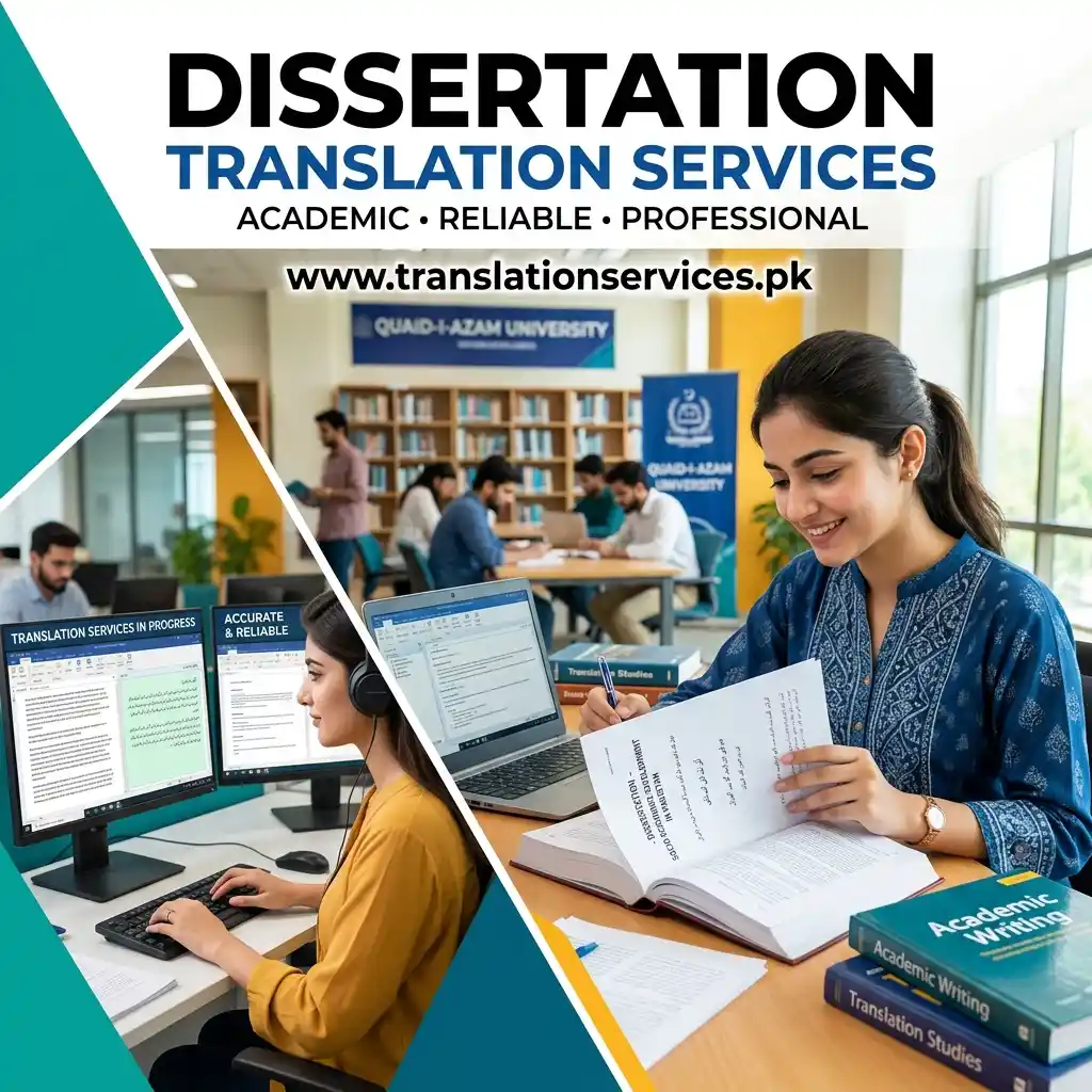 Dissertation Translation Services in Pakistan