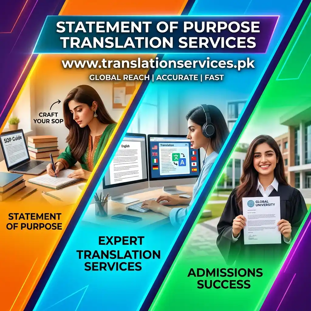 Statement of Purpose Translation Services in Pakistan