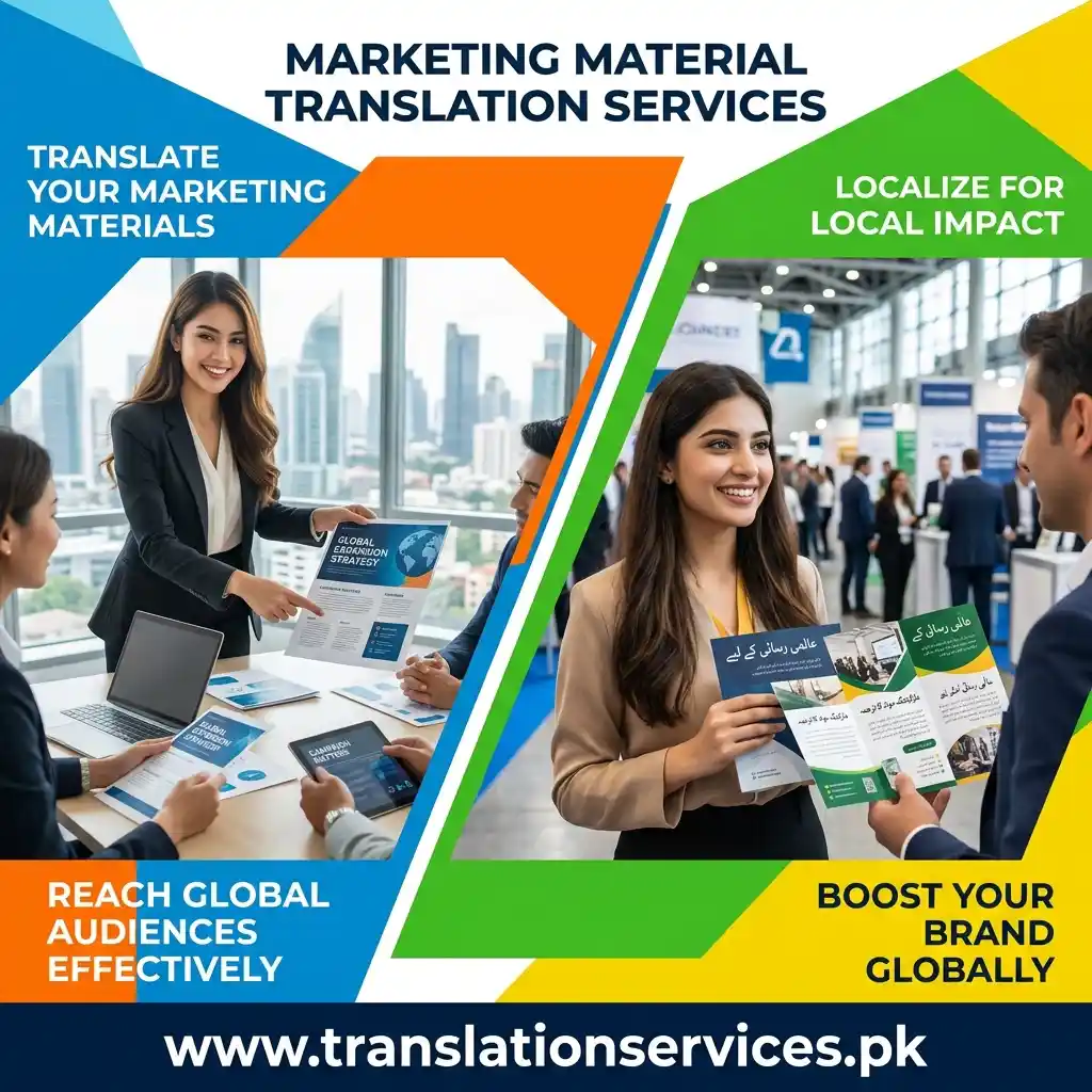 Marketing Material Translation Services in Pakistan