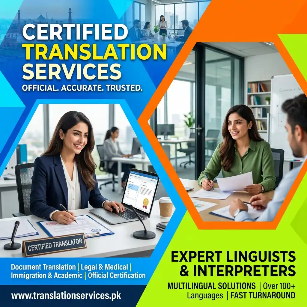 Certified Translation Services in Pakistan