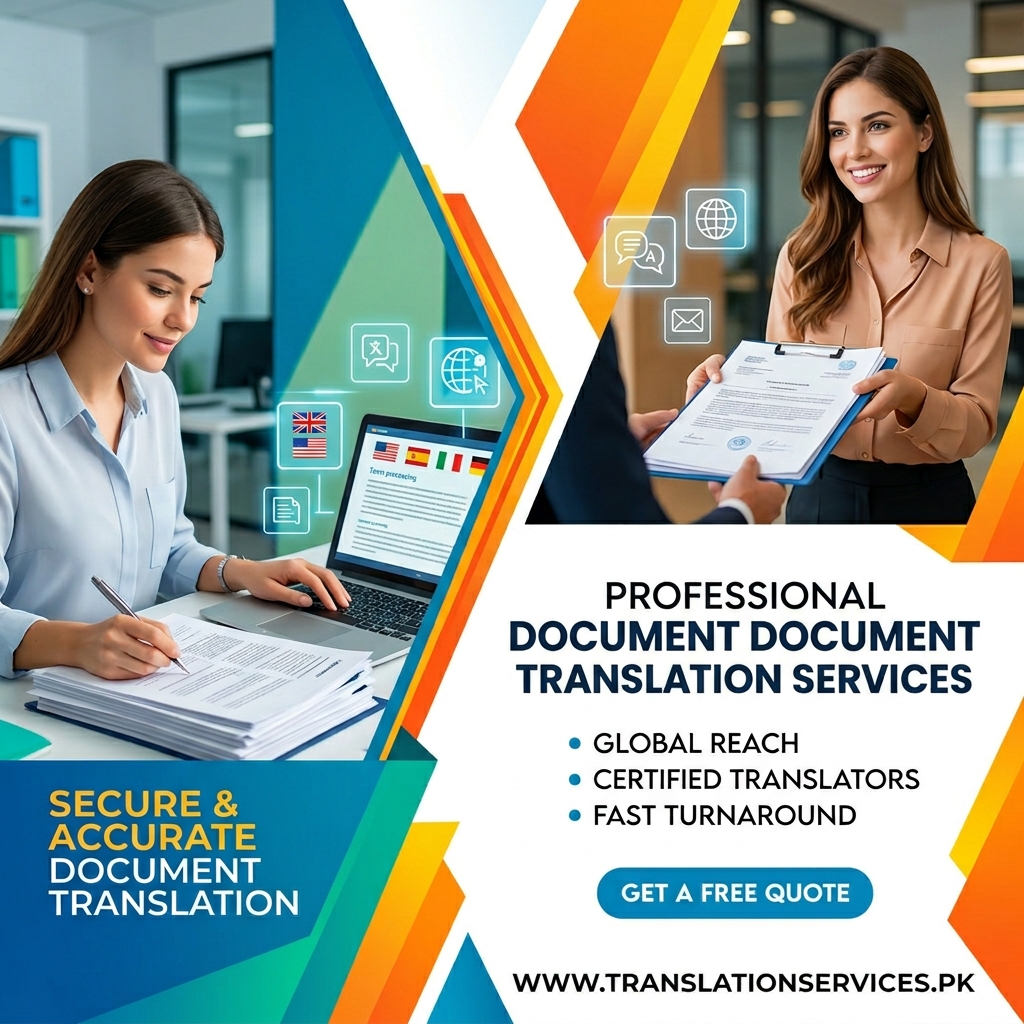 Document Translation Services in Pakistan