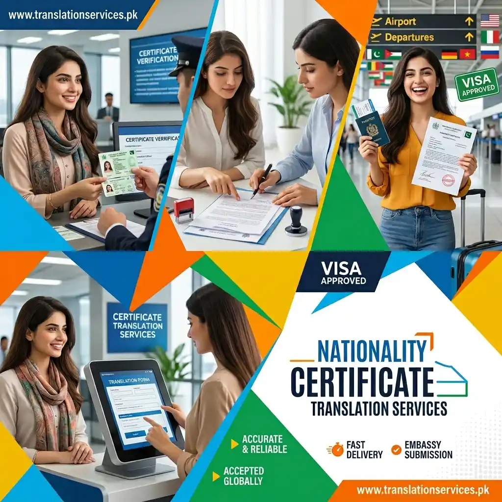 Nationality Certificate Translation Services in Pakistan