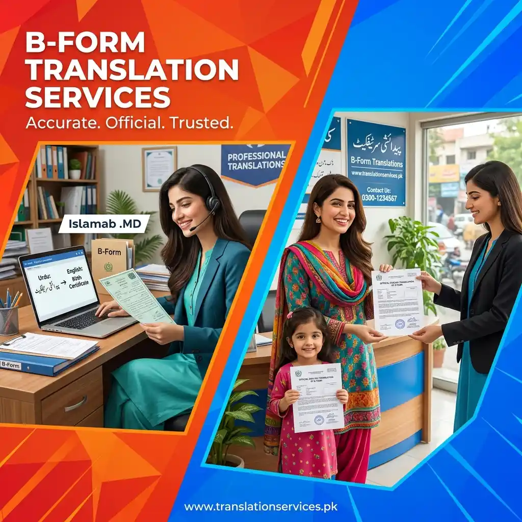B-Form Translation Services in Pakistan
